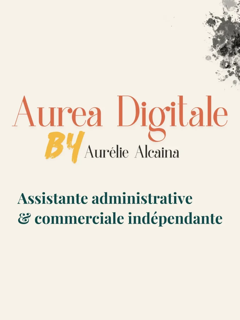 Logo Aurea Digitale écrit en rouge 