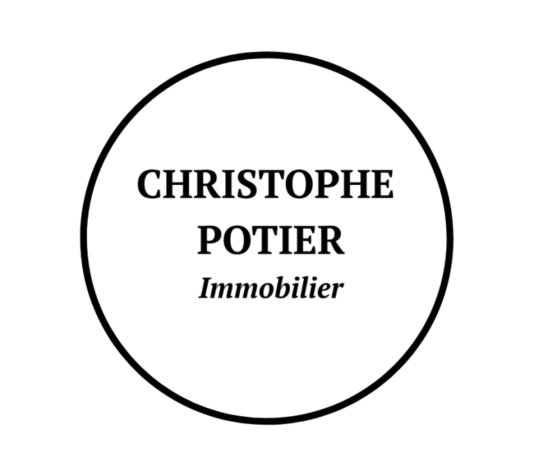 Logo Partenaire Logo avec le texte "CHRISTOPHE POTIER" et "Immobilier" dans un cercle noir.
