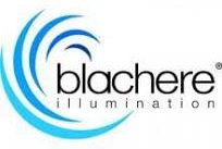 Logo de Blachère Illumination avec des vagues bleues stylisées.