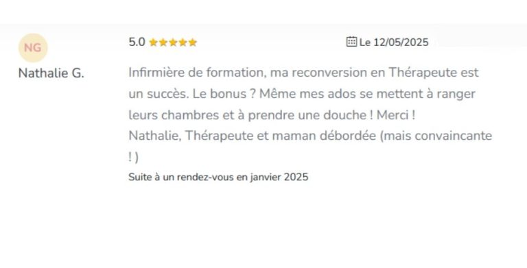 Commentaire positif sur une expérience enrichissante avec Nikolina Popovski sur Resalib