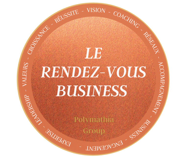 Logo avec les mots "VDI & MLM" et un fond vert émeraude entouré de texte.